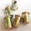 Flat countersunk head 304 stainless steel m8 rivet nut aluminium  threaded rivets nut