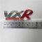 Custom ABS Chrome Red VXR Letter Car Body Decoration Car Emblem Badge