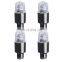 4Pcs Bike Wheel Light Car Motorcycle Bicycle Wheel Lights Tire Tyre Valve Hat Flash Led Light Spoke Lamp Auto Accessories Car