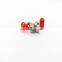 High quality  ST to FC Simplex single mode multi mode Mental Red Fiber Optic Adapter Fiber Connector