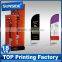 Top quality on selling 110g knitted fabric promotional feather beach flag-qt