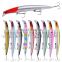 18.4cm 24.5g 10 colors 3D Bionic eyes Saltwater Fish Baits with Treble Hooks  Quivering Minnow Bait Fishing