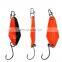 In stock UV double color 2.5g spoon Artificial  bait Trout Fishing Spinner lure