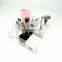Girls' Collection Storage Cotton Brush Clear Smaller Acrylic Cosmetic Organizer