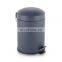 Favorable Price Different Colors  Dustbin  Basic Household Stainless Steel Pedal Bin 3L Office  Kitchen Arch Cover Dustbin