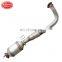XUGUANG stainless steel high quality exhaust rear catalytic converter for Chery A3 with flexible exhaust pipe