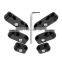 7-8mm Spark Plug Wire Separators Dividers Looms Fits Chevy Ford & Mopar Black