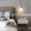 Simple Contemporary Modern Minimalist Pendant Light Glass LED Ceiling Hanging Lamp Bedroom Bedside Indoor Small Chandelier