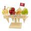 Yada High Quality Pine Wooden Cone for Food Fruit Natural Wooden Pine  Boat Cup Aspen Cone