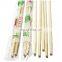Natural Bamboo Disposable Chop Sticks Customized Printing Opp Bag Wrapped Chopsticks