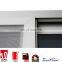 Superhouse Cavity aluminium frame black glass double sided lift and sliding door