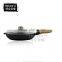 Pre-seasoned cast iron cookware wood handle cast iron griddle pan manufacturer china