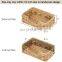 Best Price Rectangle Water hyacinth napkin holder Customized Size rustic home Tissue Box decor made Cheap Wholesale in Vietnam