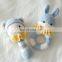 Cuties Knitted Hot Sale Bunny & Bear rattle crochet pattern Handmade Kid's Toy Vietnam Supplier Cheap Wholesale