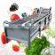 Bubble Type Commercial Potato Tomato A Food Equipment Clean Vegetable Fruit Wash And Dry Process Machine