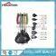 6 PC Colorful and Stylish Kitchen Utensil Set with Rotating Holder - Large Nylon Heads and Stainless Steel Core