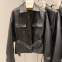 Imported foamy sheepskin Song Jia same style sheepskin short jacket for women 2025 spring new style waist-hugging and slimming genuine leather leather jacket