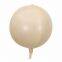 Brown Beige Cream Retro Color 4D Waterdrop Explosion Star Helium Balloons Air Happy Birthday Party 4D Round Foil Balloons
