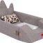 All-Seasons Crown Pet Bed mit Kissen und Decke