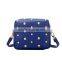 Messenger Bags Rivet Shoulder Bag PU Leather Crossbody Leather Shoulder Bag