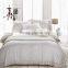 2016 cotton luxury satin embroidered used hotel bed sheets set 5 star hotel bedding sets
