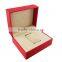 Red Strips Fabric Large Men Watch Display Gift Box W1133
