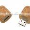 custom usb flash drives wooden small bottle cork usb with logo