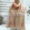 Leisure Japanese Literary Art Style Vintage Plain Flower Embroidery Wholesale Cotton Linen Scarves                        
                                                Quality Choice