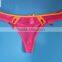 Satin Bow Sexy Lace Panty,pink Women Thong Ubderwear