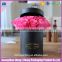 2016 Luxury custom printing smooth surface cardboard flower hat box/flower box