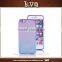 Plastic mobile phone case for samsung galaxy s6 gradient colors transparent tpu case cover