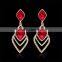 2016 New Arrival Crystal Drop Earrings For Women Brinco Wedding Earring Vintage Boucles Oreille Ruby-jewelry