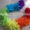 Rainbow Sectioned Turkey Feather Boa
