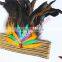 Yellow Color Headdress Native American Indian Headdress Cock Feather For Indian Headdress Halloween Products