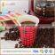 Vending machine single wall paper drinking cup with lids