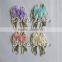 IN Stock 5 INCH shabby fabric flowers Hair BOW Accessory