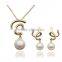 pakistani gold pearl jewelry set freshwater pearl                        
                                                Quality Choice