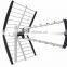 High gain outdoor antenna with foldable reflector