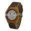 New Arrivals Bamboo Wooden Genuine Leather Watches Men / Custom Wood Watches Men