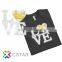 GS Love Bling Glitter Hot Fix OEM Service For Tshirt Motif