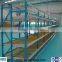 Carton flow pipe rack with wheels