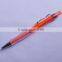 promotional pen with S shape metal clip, ballpoint pen own design,2015 ballpoint pen