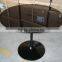 living room Eero Saarinen fiberglass tulip table