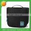 Polyester makeup large space organizer travel cosmetic bag