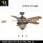 European Style Factory Outlets Ceiling Fan Light with LED E27 Lamp CE UL SAA VDE etc