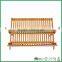 Fuboo Natural Bamboo collapsible dish rack