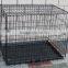 general cage slant-front collapsible dog crate