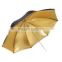 Photographic Equipment Gold Black Reflective Umbrella