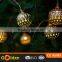 Garden Hanging Outdoor Patio String 12pcs Led Powered Globe outdoor Solar String Lights