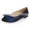 2016 Fashion Blue Bow Women Flat Shoes Womens Spring Summer Shoes